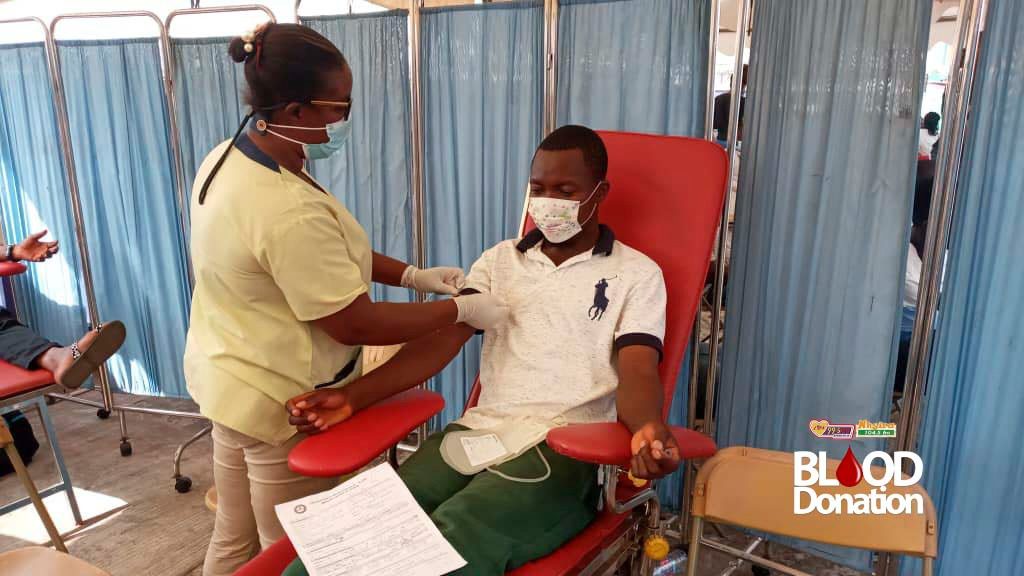 Luv FM & Nhyira FM contribute 150 pints of blood to KATH blood bank