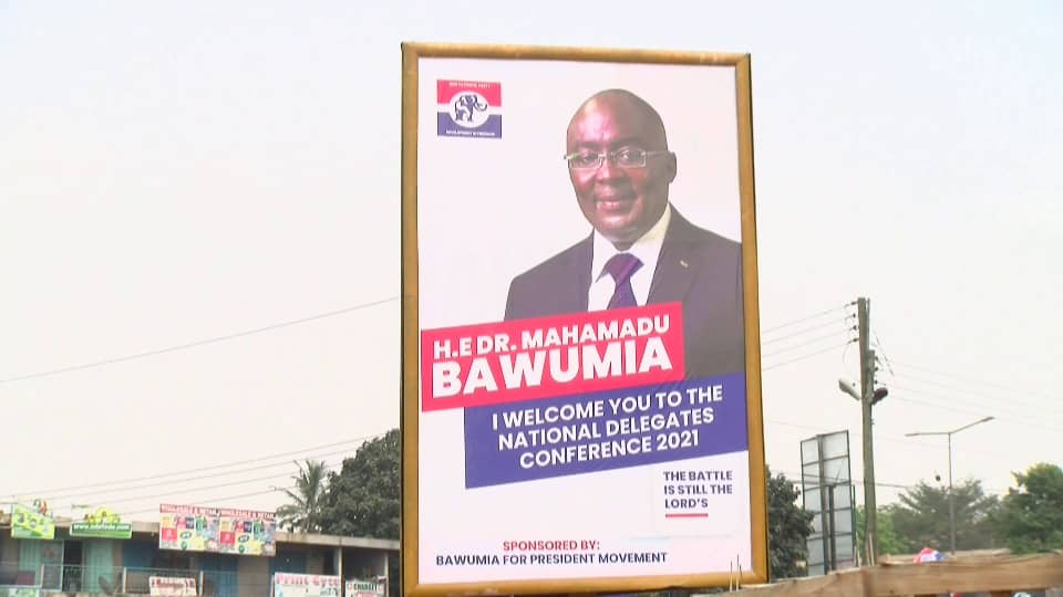 NPP members mount bill boards in Kumasi; flout party directive NPP members mount bill boards in Kumasi; flout party directive