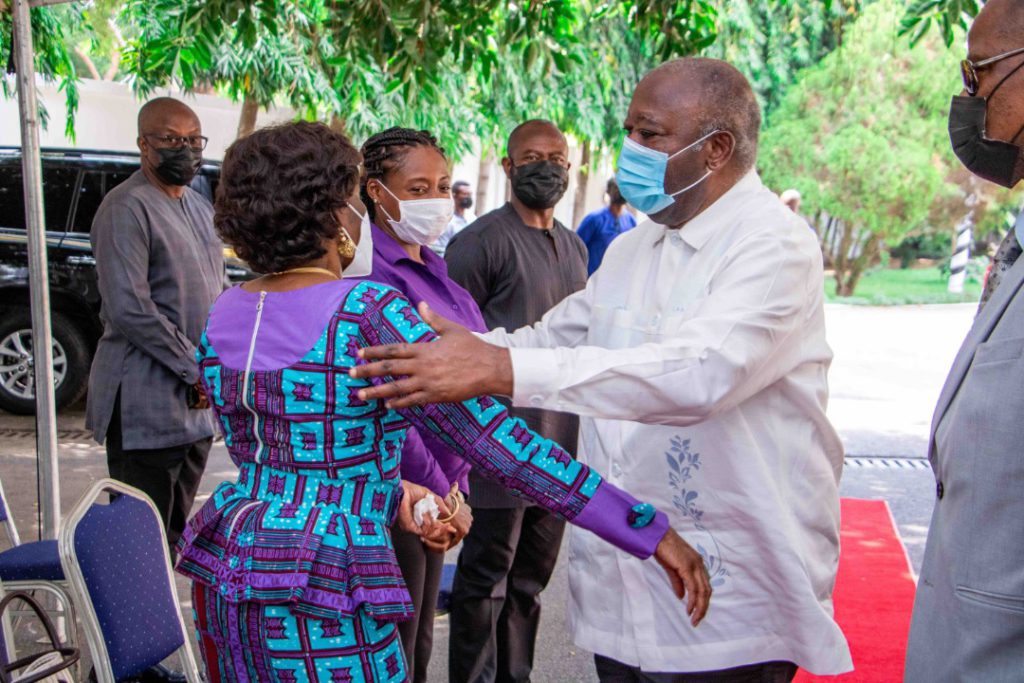 Former Ivorian President, Laurent Gbagbo pays tribute to Rawlings Former Ivorian President, Laurent Gbagbo pays tribute to Rawlings