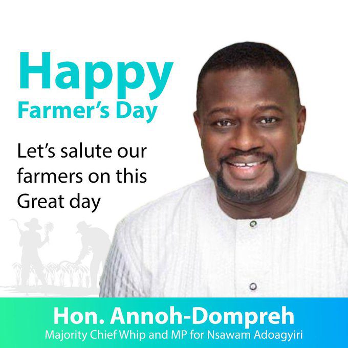 Majority Chief Whip, Annoh-Dompreh calls for pension for farmers