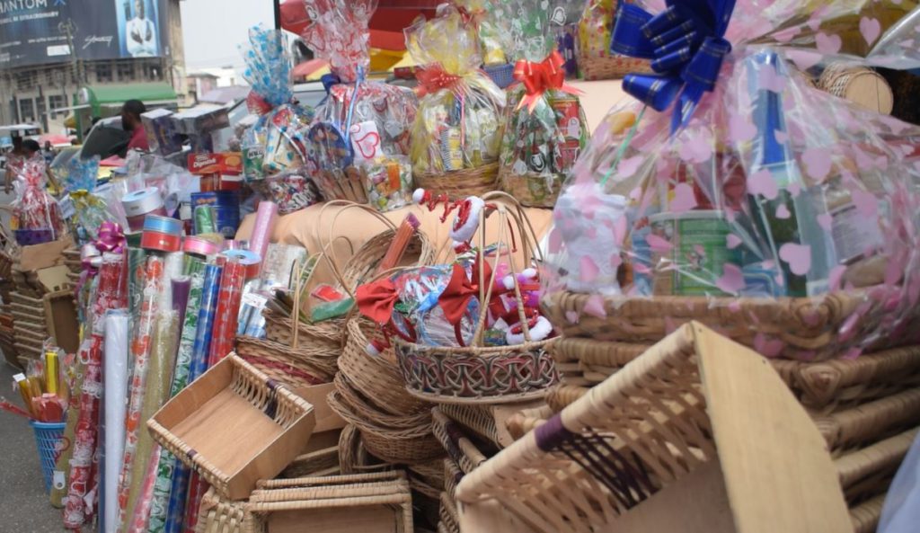 Water hamper: the selling Christmas package in Kumasi