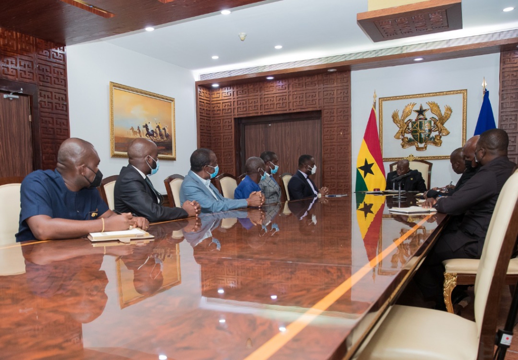 Akufo-Addo receives Otumfuo Commemorative Gold Coin