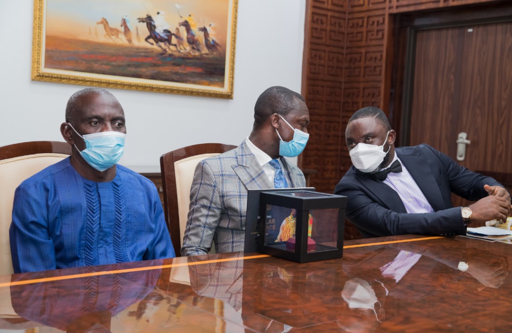 Akufo-Addo receives Otumfuo Commemorative Gold Coin Akufo-Addo receives Otumfuo Commemorative Gold Coin