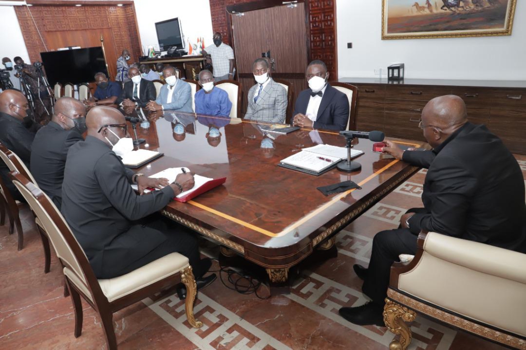 Akufo-Addo receives Otumfuo Commemorative Gold Coin Akufo-Addo receives Otumfuo Commemorative Gold Coin