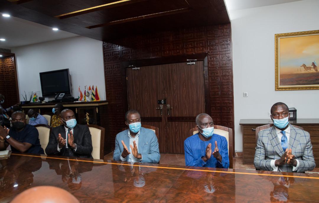 Akufo-Addo receives Otumfuo Commemorative Gold Coin Akufo-Addo receives Otumfuo Commemorative Gold Coin