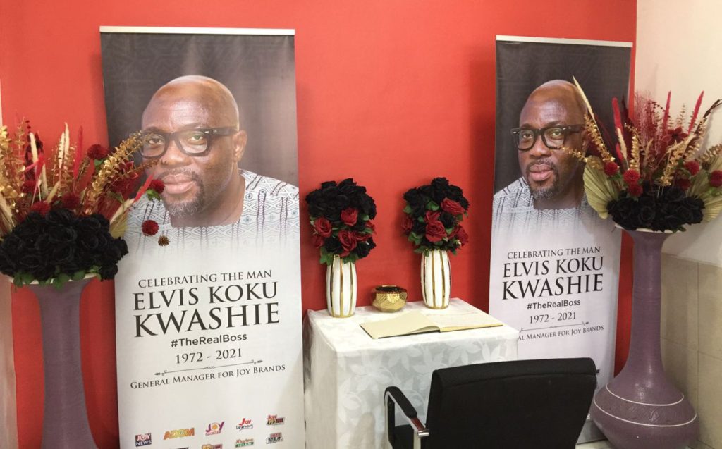 The Multimedia Group opens book of condolence for late Elvis Kwashie