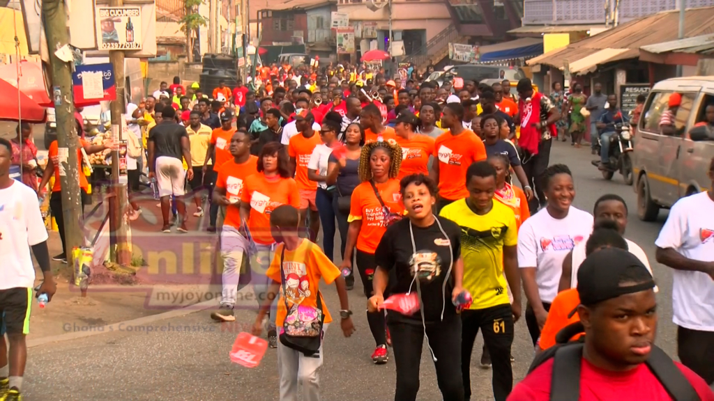Patrons and sponsors ask for more as hundreds turned up for Luv/Nhyira FM Fitness Walk