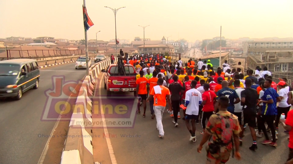 Patrons and sponsors ask for more as hundreds turned up for Luv/Nhyira FM Fitness Walk