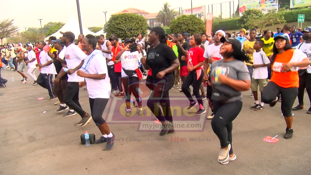 Patrons and sponsors ask for more as hundreds turned up for Luv/Nhyira FM Fitness Walk