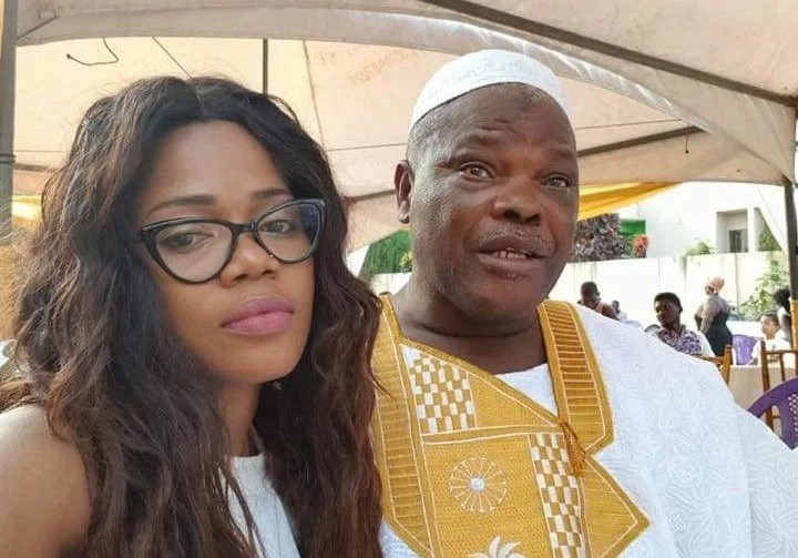 Mzbel and her father Mr Albert Amoah