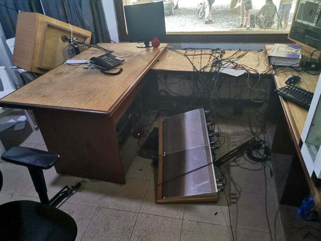 Thugs attack Radio Ada, vandalise properties and assault radio presenter