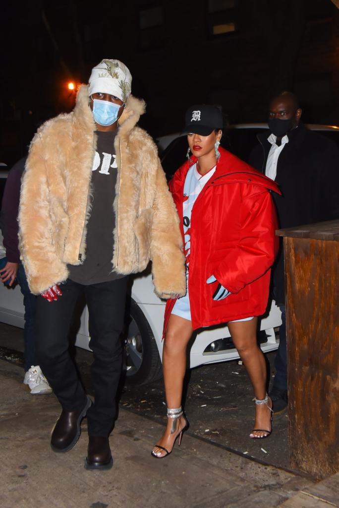 Rihanna went pantless on a date with A$AP Rocky
