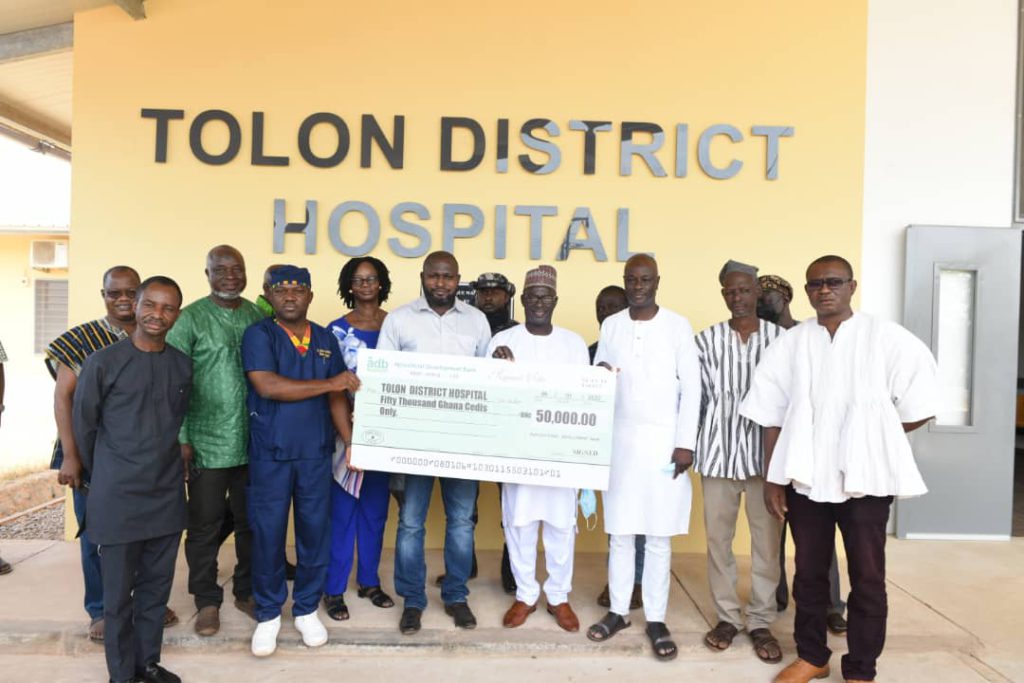 ADB donates ¢50,000 to support Tolon District Hospital