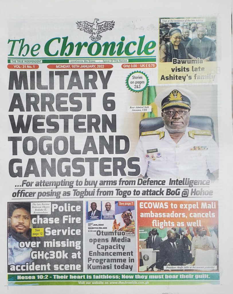 Today's front pages: Monday, January 10, 2022 Today's front pages: Monday, January 10, 2022