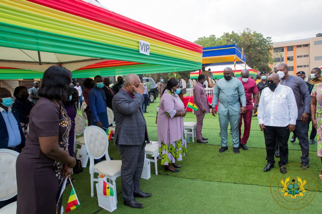 Akufo-Addo cuts sod for ¢32m Accra STEM academy