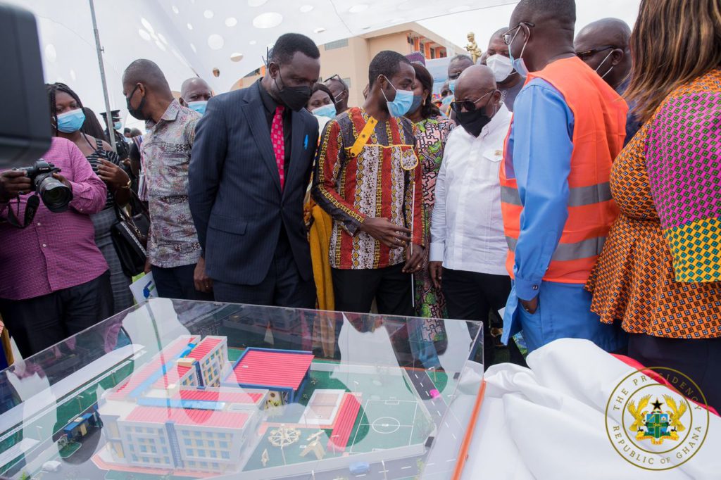 Akufo-Addo cuts sod for ¢32m Accra STEM academy