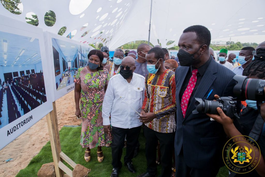 Akufo-Addo cuts sod for ¢32m Accra STEM academy