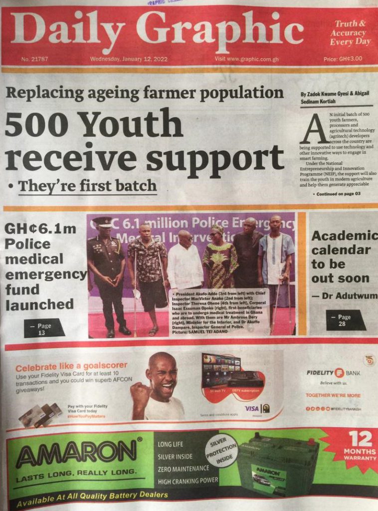 Today's front pages: Wednesday, January 12, 2022 Today's front pages: Wednesday, January 12, 2022