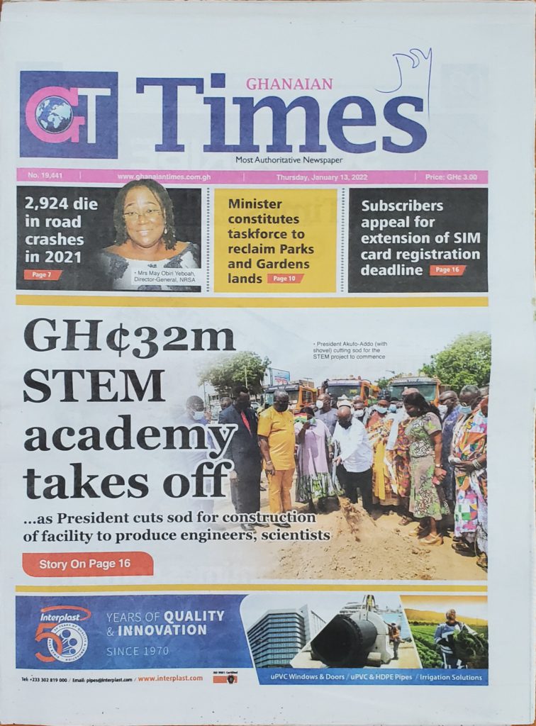 Today's front pages: Thursday, January 13, 2022 Today's front pages: Thursday, January 13, 2022