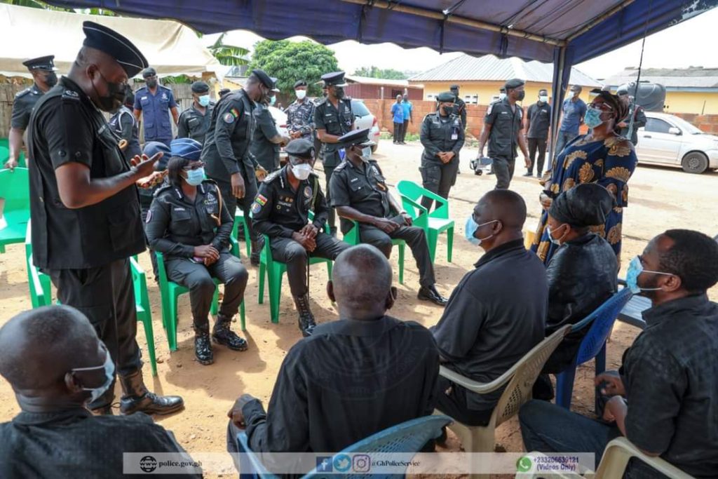 Police commiserate with families and victims of Atico accident