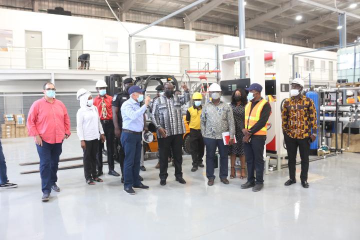 Trade Minister impressed by works at Japan Motors ultra-modern Nissan Ghana plant