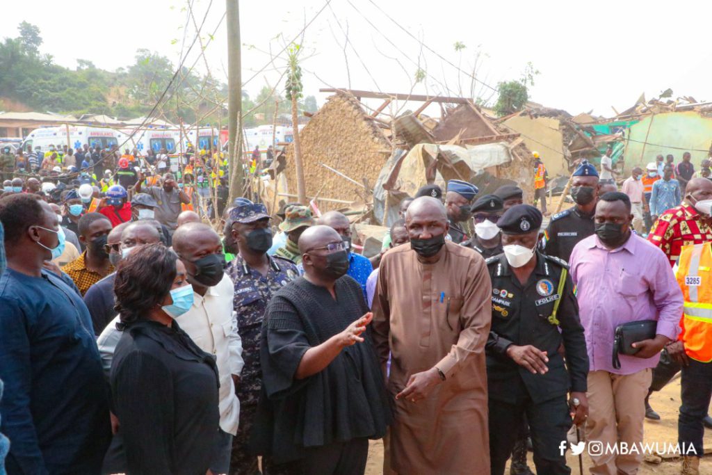 Apeatse explosion: Bawumia donates over 13 tonnes of relief items to victims