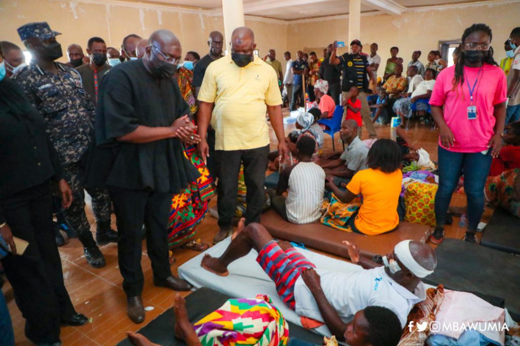 Apeatse explosion: Bawumia donates over 13 tonnes of relief items to victims