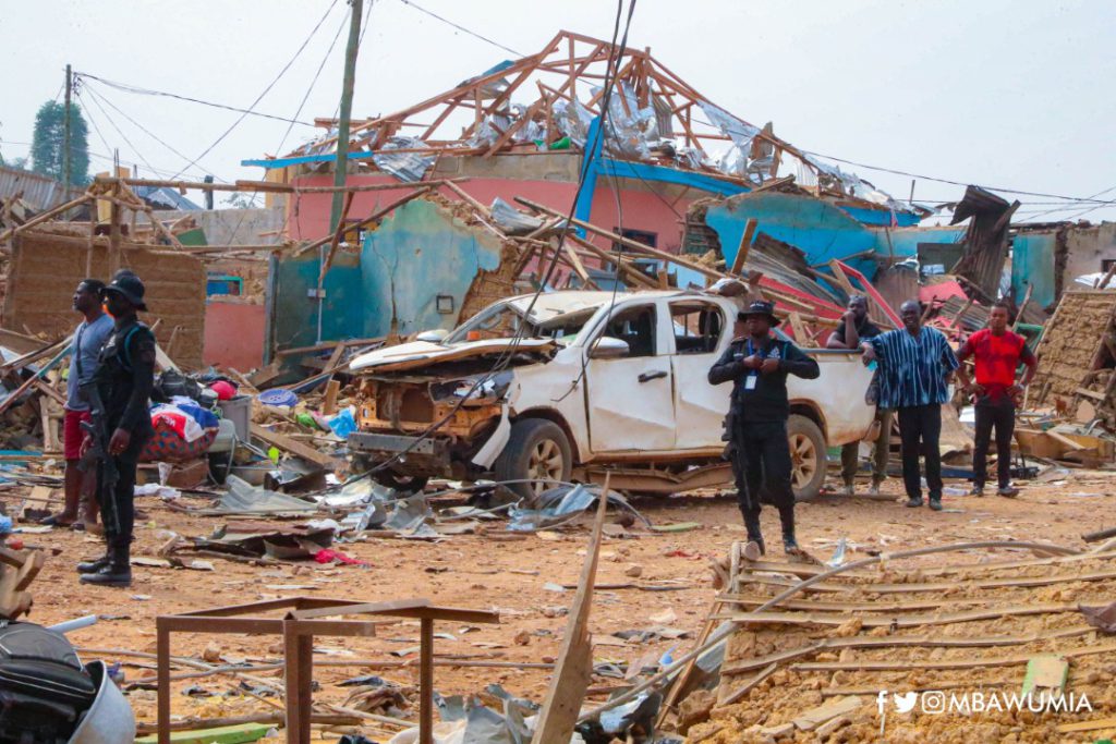 Apeatse explosion: Bawumia donates over 13 tonnes of relief items to victims