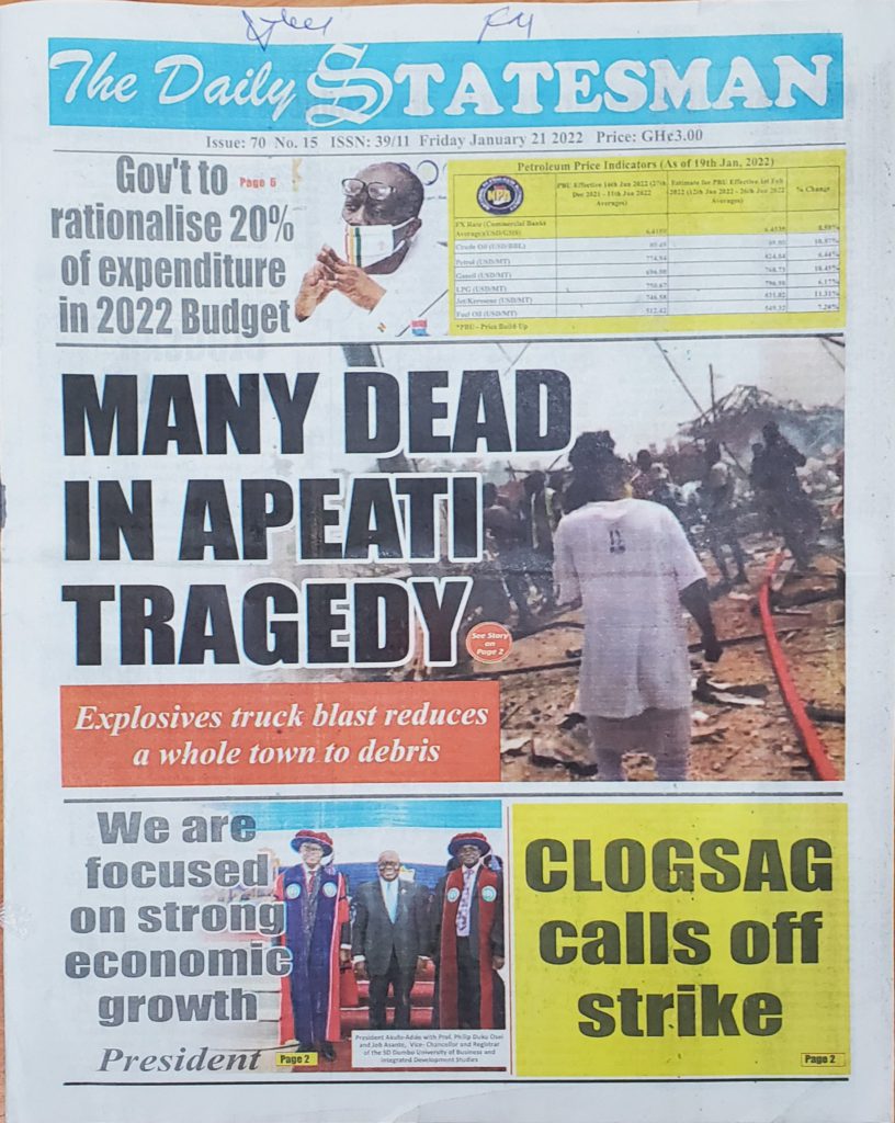 Today's front pages: Friday, January 21, 2022 Today's front pages: Friday, January 21, 2022
