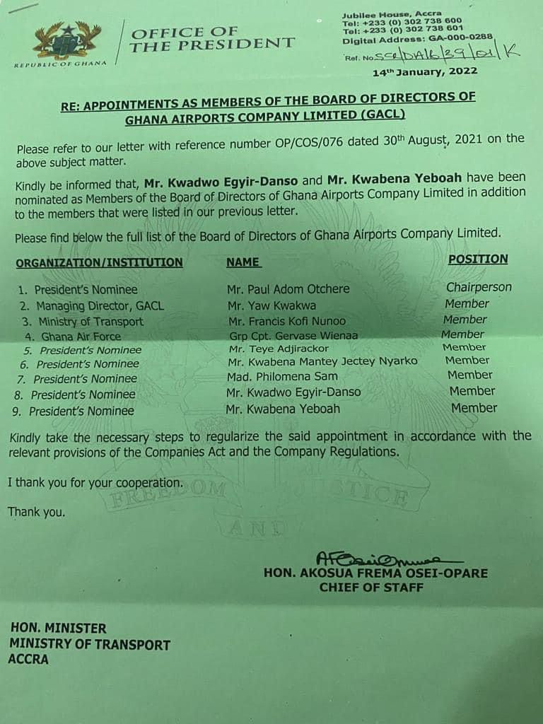 Broadcaster Kwabena Yeboah appointed as board member of Ghana Airports Company Broadcaster Kwabena Yeboah appointed as board member of Ghana Airports Company