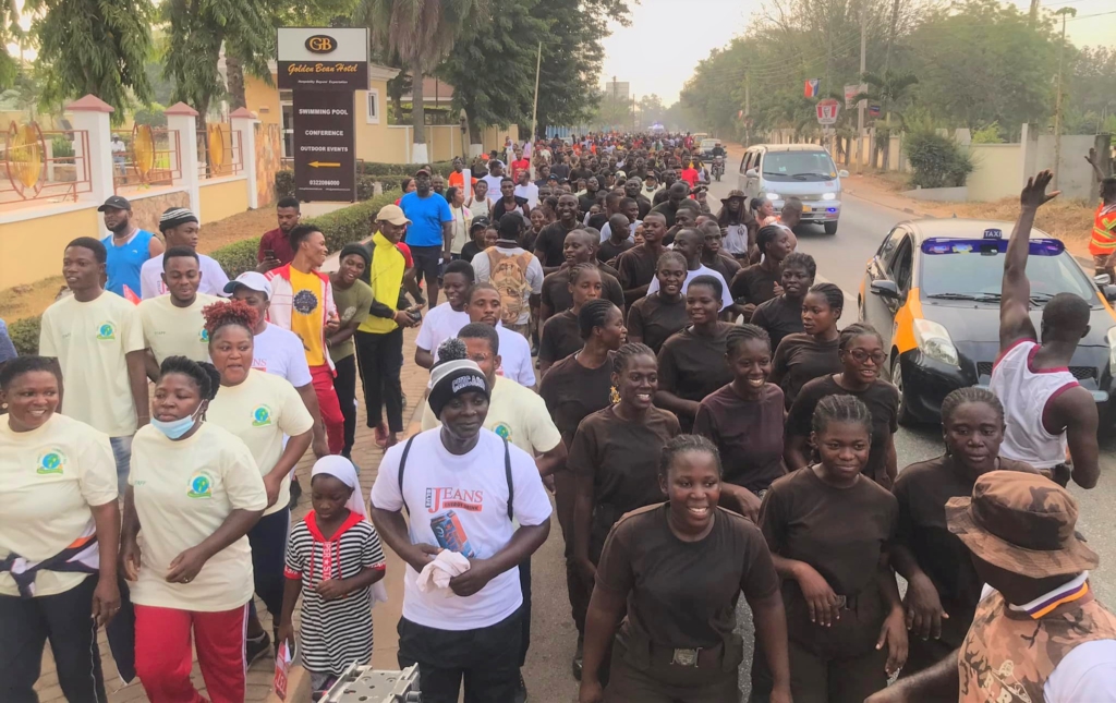 Patrons and sponsors ask for more as hundreds turned up for Luv/Nhyira FM Fitness Walk