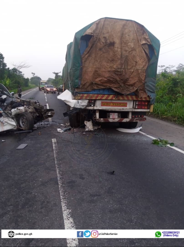 Accident disrupts traffic flow on Accra-Kumasi highway