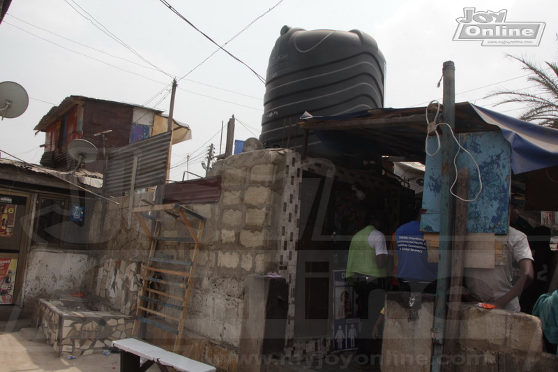 Photos: Kwame Nkrumah Interchange traders fall foul of Operation Clean Your Frontage rules