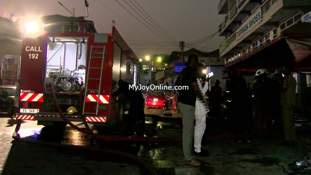 Fire destroys baby wear shop at Adum Fire destroys baby wear shop at Adum