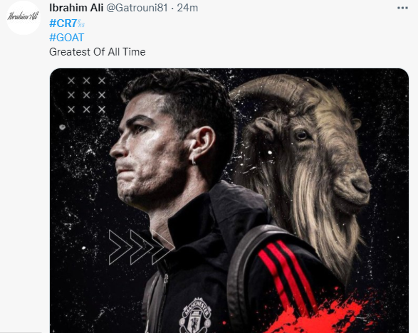 Twitter attaches 'G.O.A.T' emoji to trends on Ronaldo and Messi