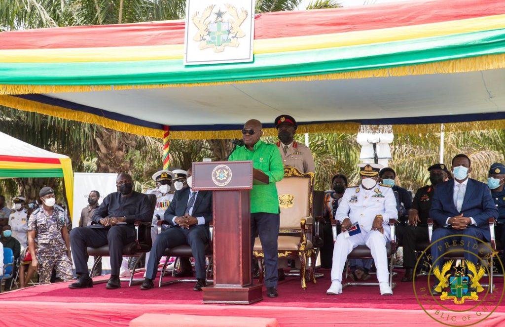 Akufo-Addo commissions 4 ships for Navy