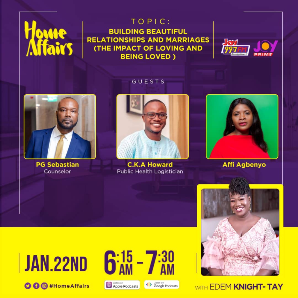 Building beautiful relationships and marriages; impact of loving and being loved Building beautiful relationships and marriages; impact of loving and being loved