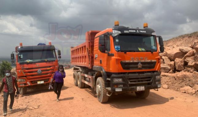 Weija Water Treatment Plant buffer zone intruded by illegal sand winners