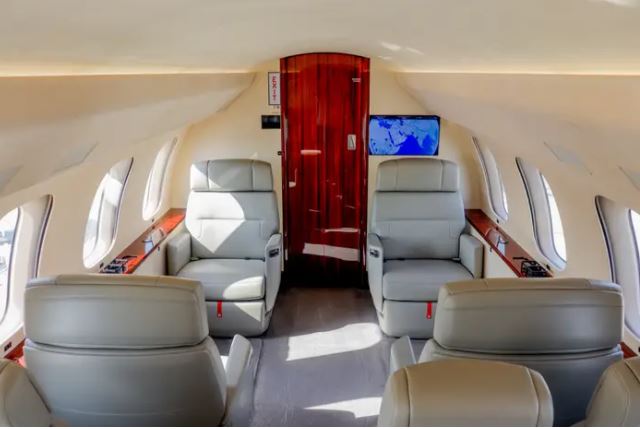 Inside $75m private jet which has its own bedroom that may be largest Bombardier ever builds