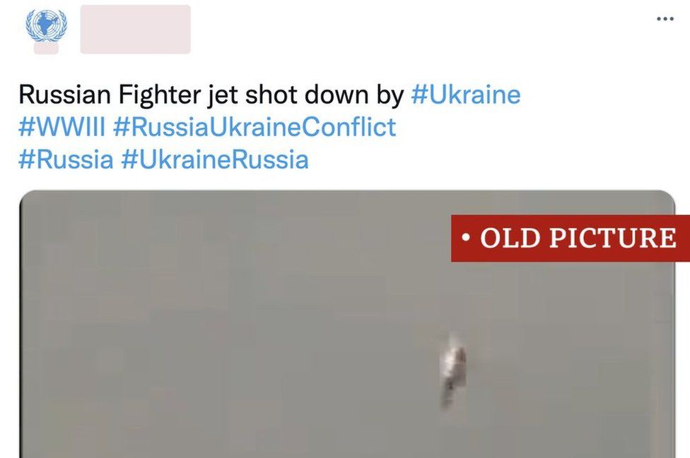 Ukraine conflict: Many misleading images have been shared online