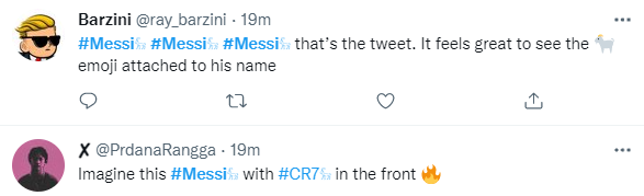 Twitter attaches 'G.O.A.T' emoji to trends on Ronaldo and Messi