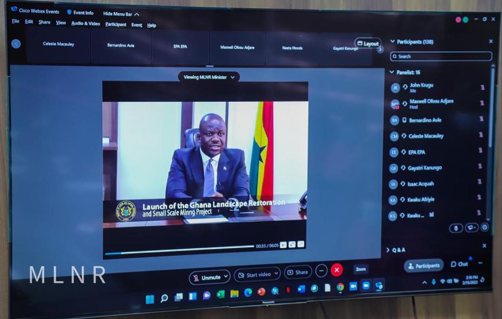 Ghana landscape restoration and small-scale mining project launched Ghana landscape restoration and small-scale mining project launched