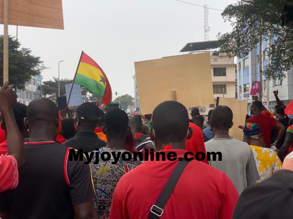 Photos: NDC Youth Wing, others protest against passage of E-levy
