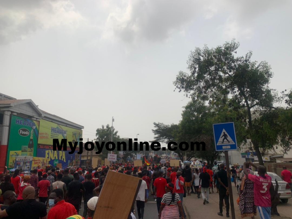 Photos: NDC Youth Wing, others protest against passage of E-levy