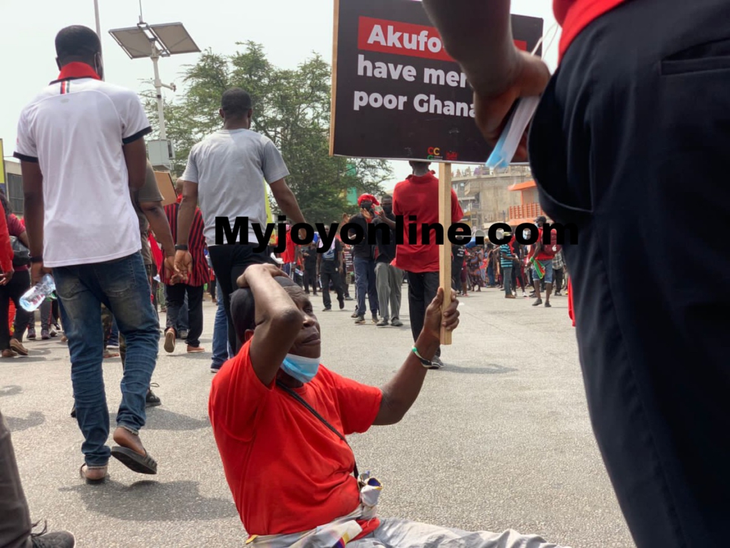 Photos: NDC Youth Wing, others protest against passage of E-levy