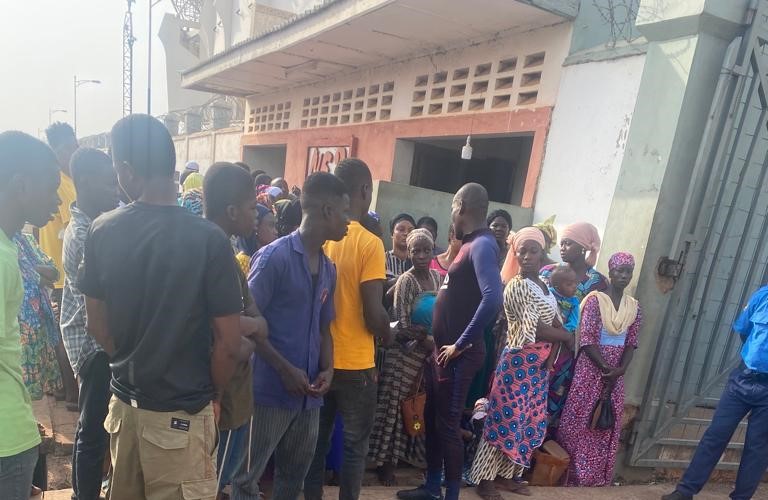 Minority Leader fumes at huge number of people queuing for Ghana card in Tamale