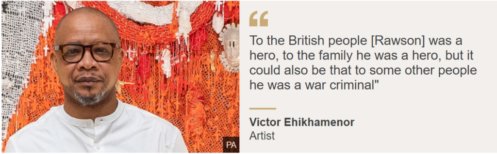 The Nigerian artwork challenging British history in St Paul's