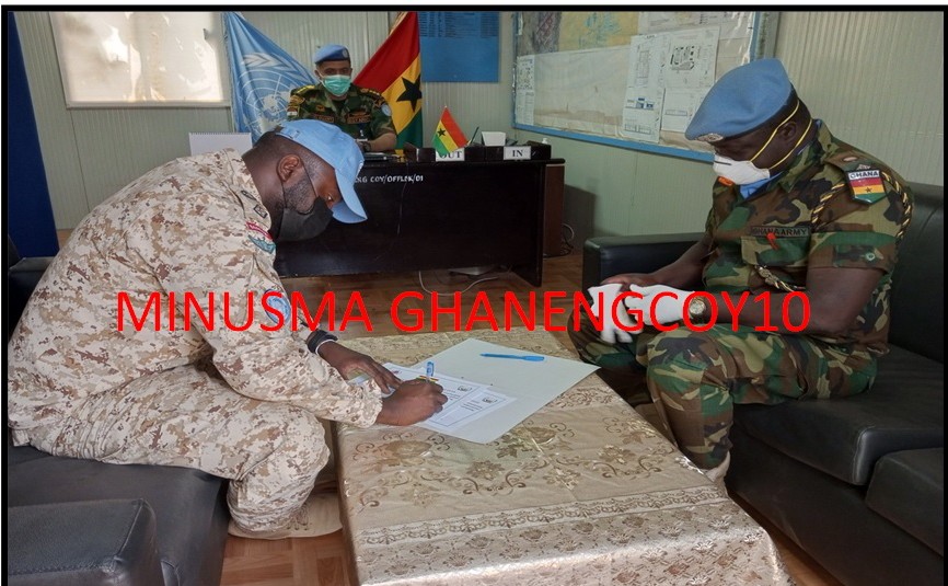 Ghana Engineer Company 10 takes over GAF Command in Mali