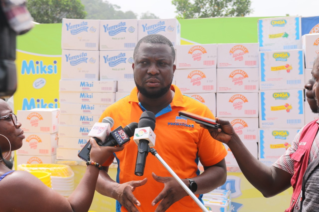Promasidor Ghana donates relief items to Appiatse explosion victims