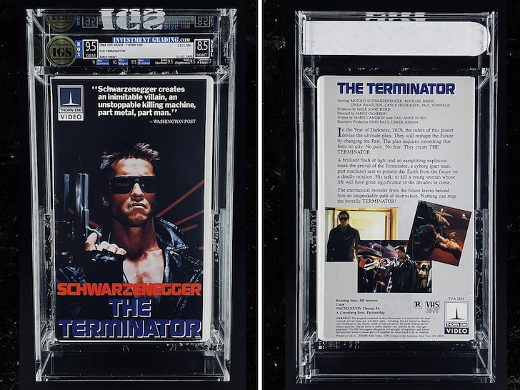 'The Terminator' is back; VHS copy makes $32.5k online